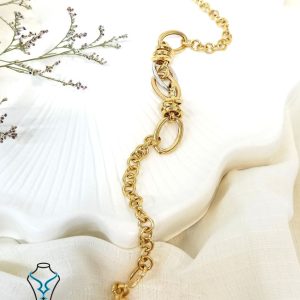 خرید دستبند طلا کد38