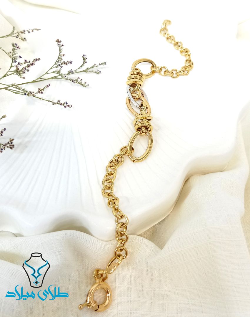 خرید دستبند طلا کد38