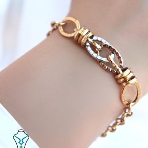 خرید دستبند طلا کد38 گالری طلا میلاد