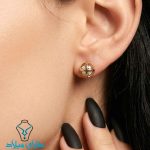 خرید گوشواره میخی طلا آیشا
