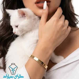خرید النگو طلا کد8 مدل کارتیه