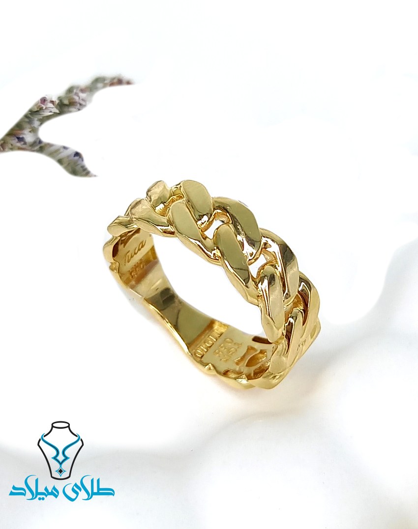 خرید انگشتر کارتیه طلا کد 23 از گالری میلاد زر