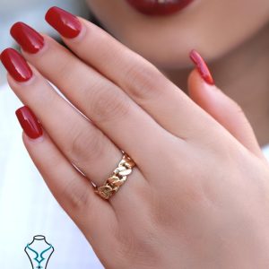 خرید انگشتر کارتیه طلا کد 23 میلادزر