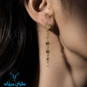 خرید گوشواره آویز طلا سروین
