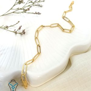 دستبند زنجیری طلا کد27 طلای میلاد