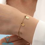 خرید دستبند شنل طلا کد3