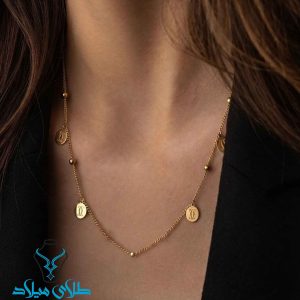 خرید گردنبند شنل طلا کد1