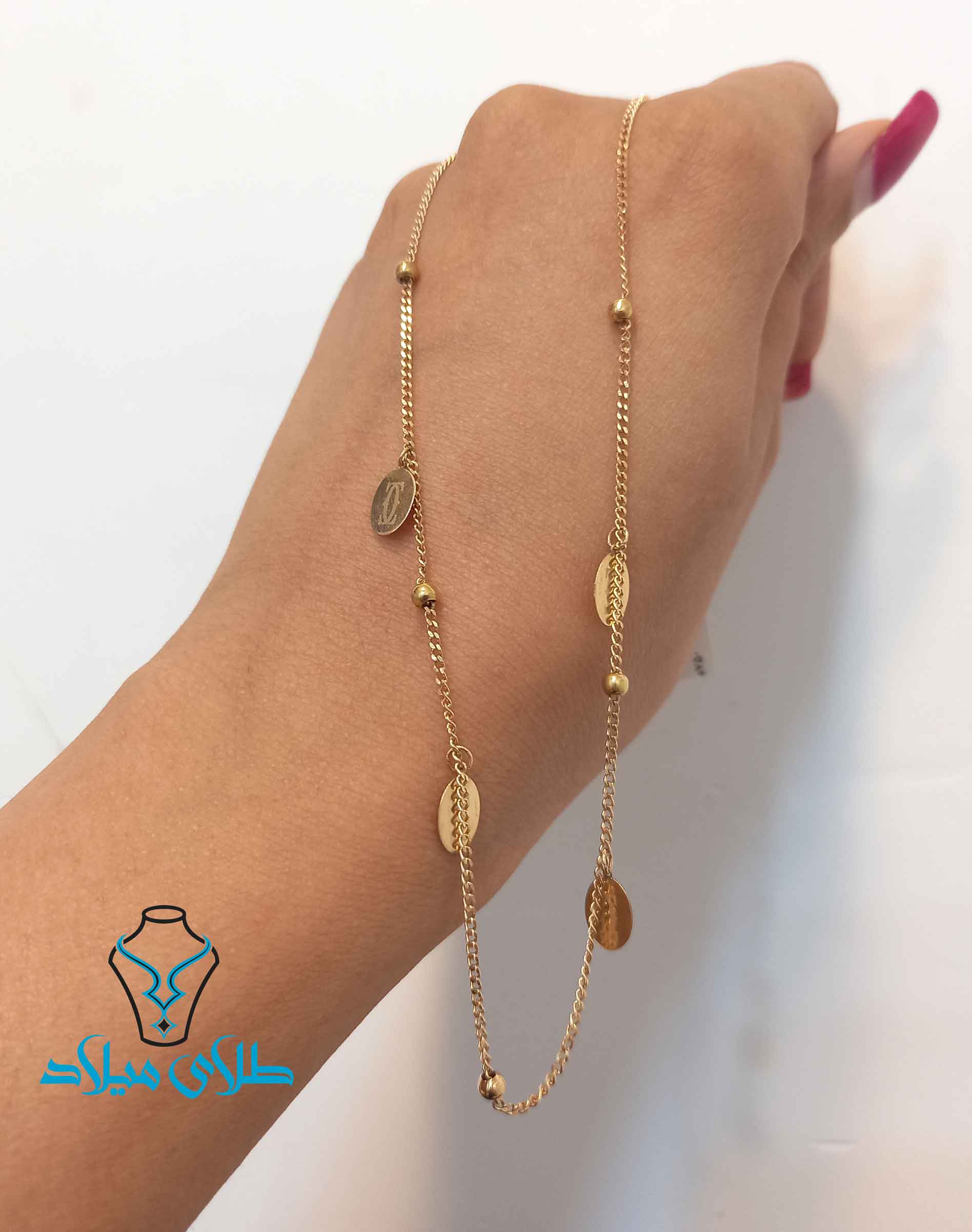 گردنبند طلا شنل کد1