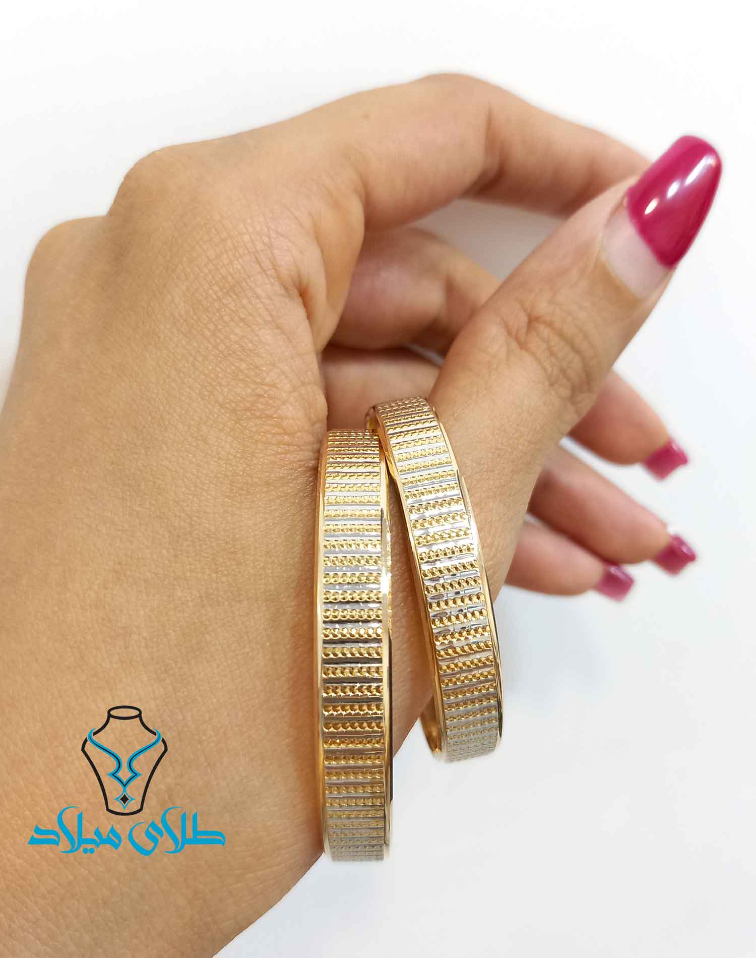 النگو طلا بچگانه کد3 سایت میلادزر
