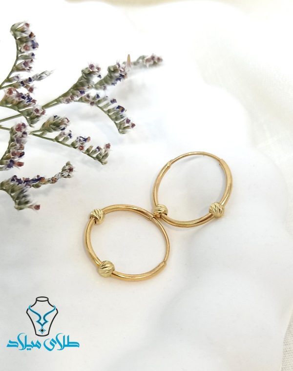 خرید گوشواره حلقه ای بچگانه کد1