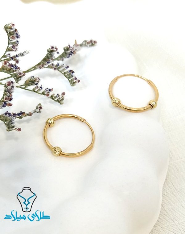 گوشواره حلقه ای بچگانه کد1زیبا