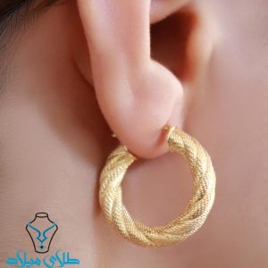 خرید گوشواره حلقه ای کلارا