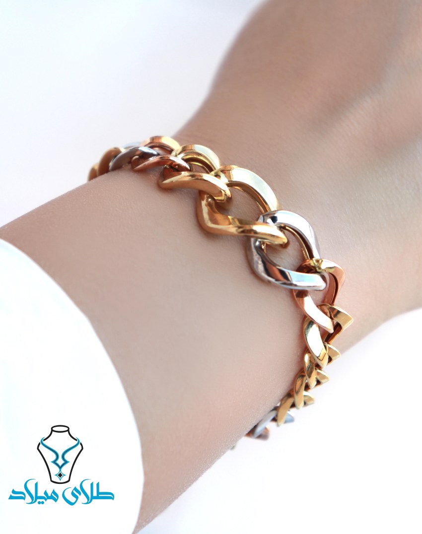 خرید دستبند طلا کد40 گالری میلاد