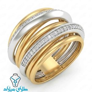 خرید انگشتر طلا دیویدیورمن کد10