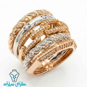خرید انگشتر طلا دیویدیورمن کد13