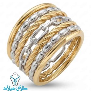 خرید انگشتر طلا دیویدیورمن کد19