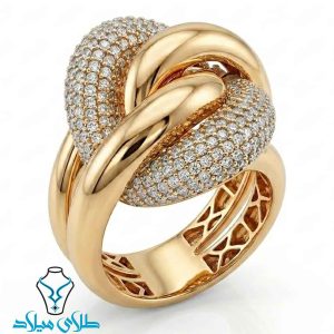 خرید انگشتر طلا دیویدیورمن کد7