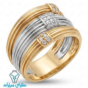 خرید انگشتر طلا دیویدیورمن کد9 طلای میلاد
