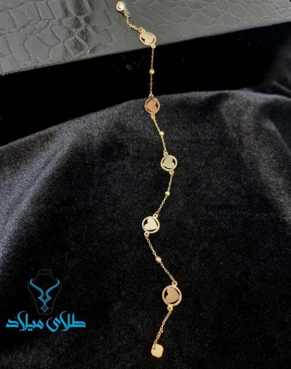 دستبند طلا دلربا زیبا