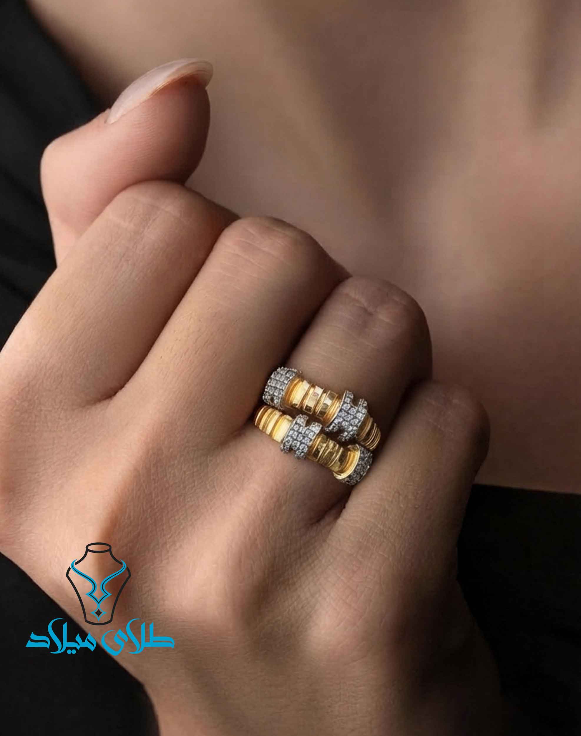 انگشتر طلا دیبا - Image 4