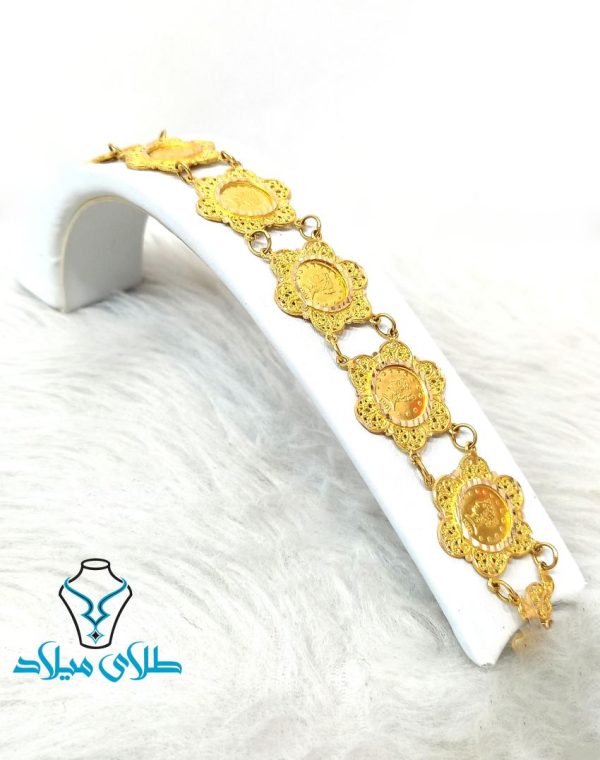 دستبند طلا الیزابت زیبا