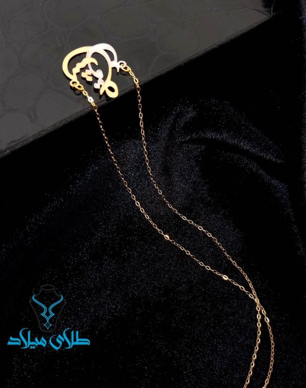 گردنبند طلا عشق سبک