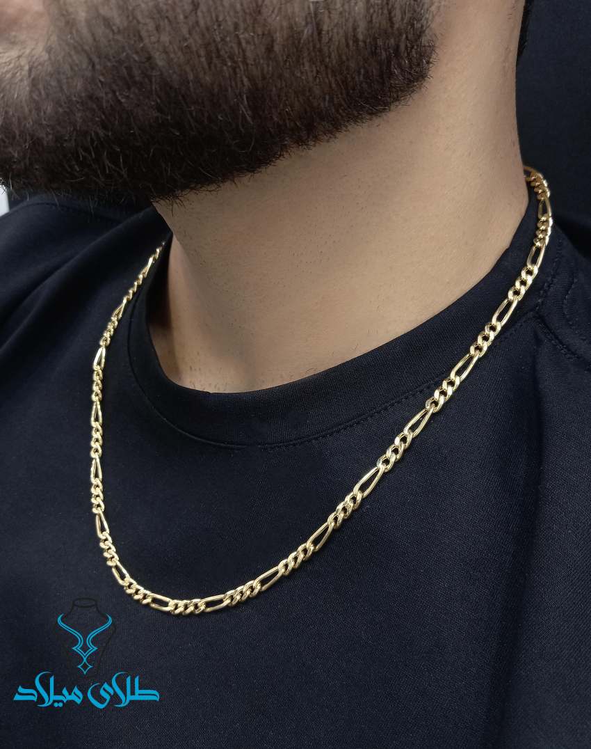 خرید گردنبند طلا فیگارو کد2 میلادزر