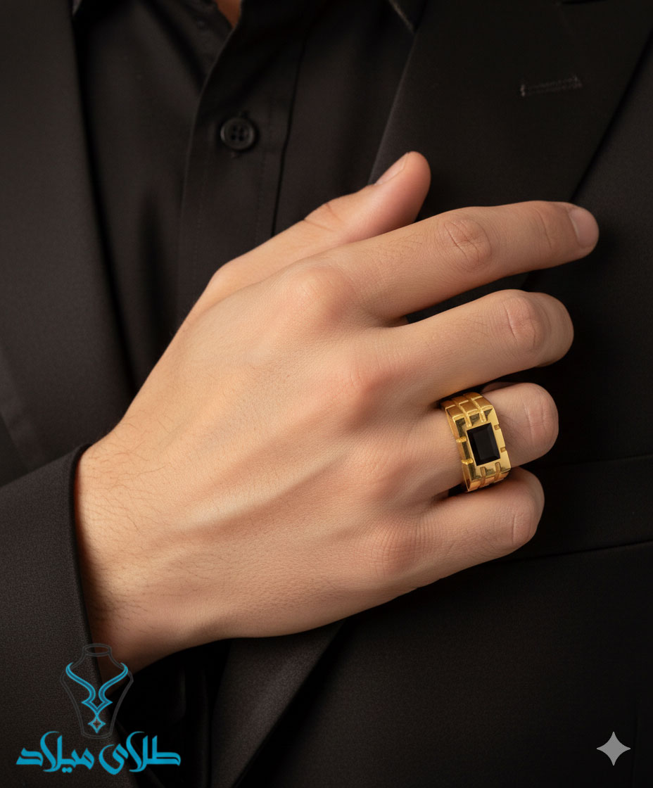 انگشتر طلا مردانه