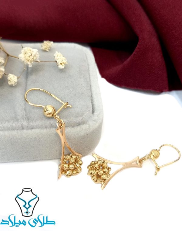 گوشواره آویز کد3 مهره ای