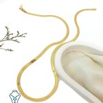 خرید گردنبند هرینگبون طلا کد19