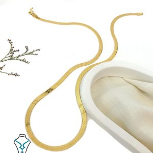 خرید گردنبند هرینگبون طلا کد19