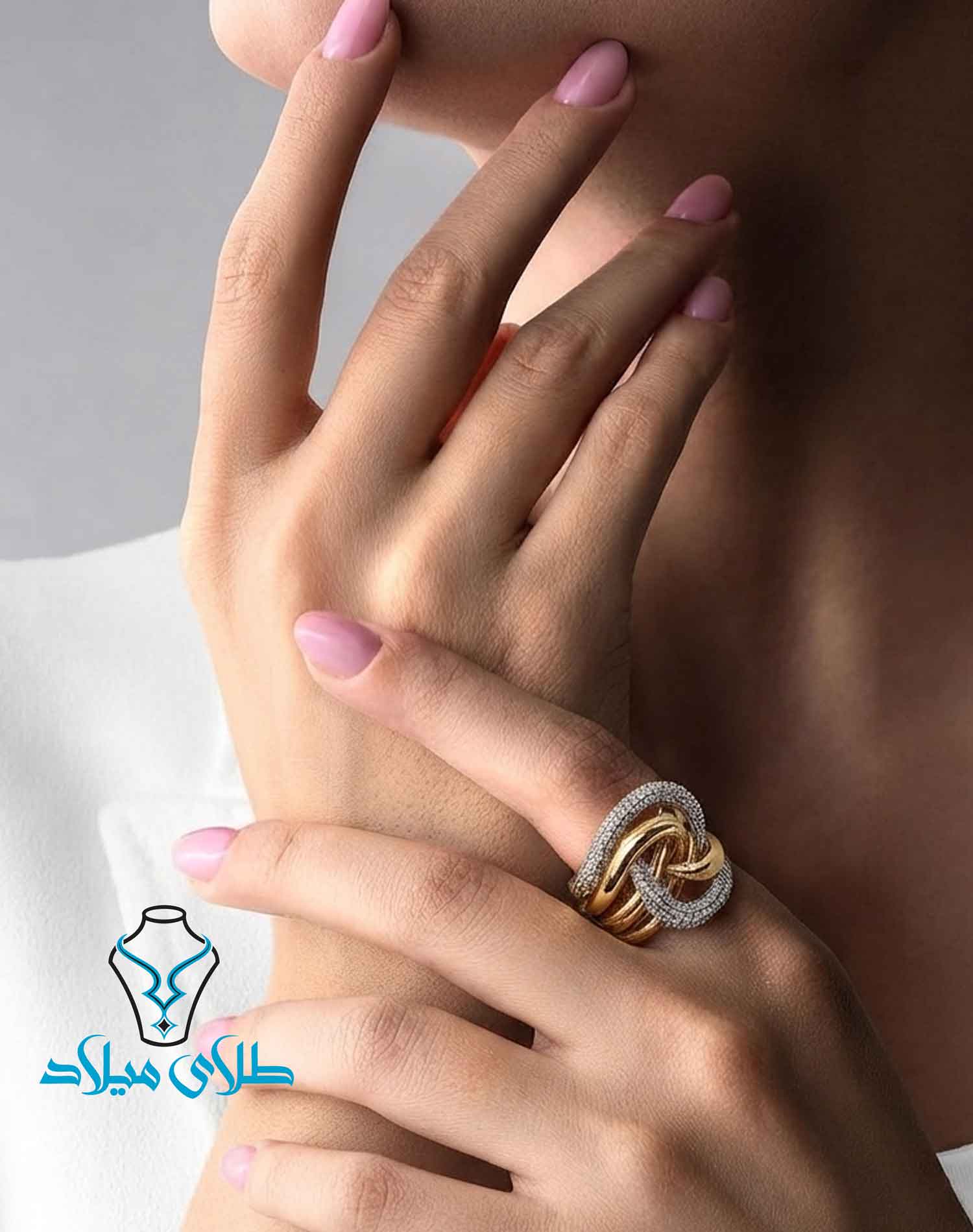 خرید انگشتر طلا عسل از میلادزر
