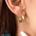 خرید گوشوار حلقه ای طلا