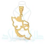 خرید پلاک طلا ایران کد43