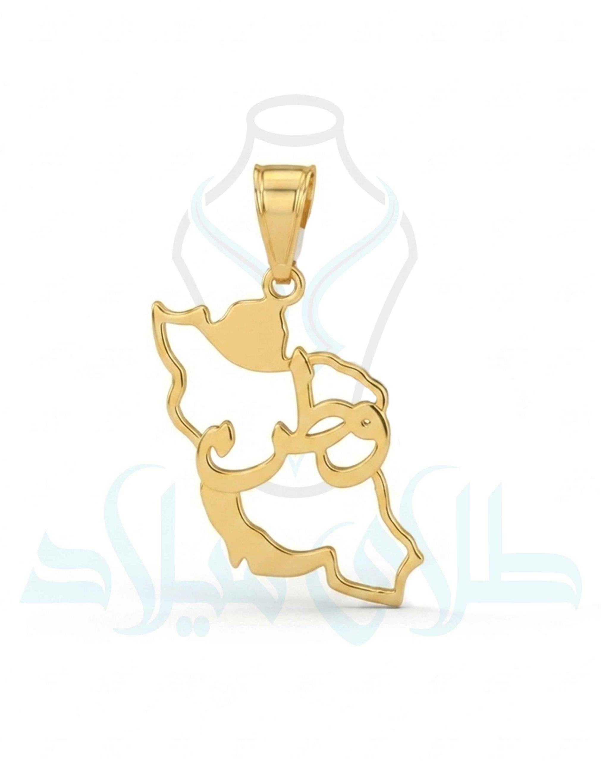 خرید پلاک طلا ایران کد43