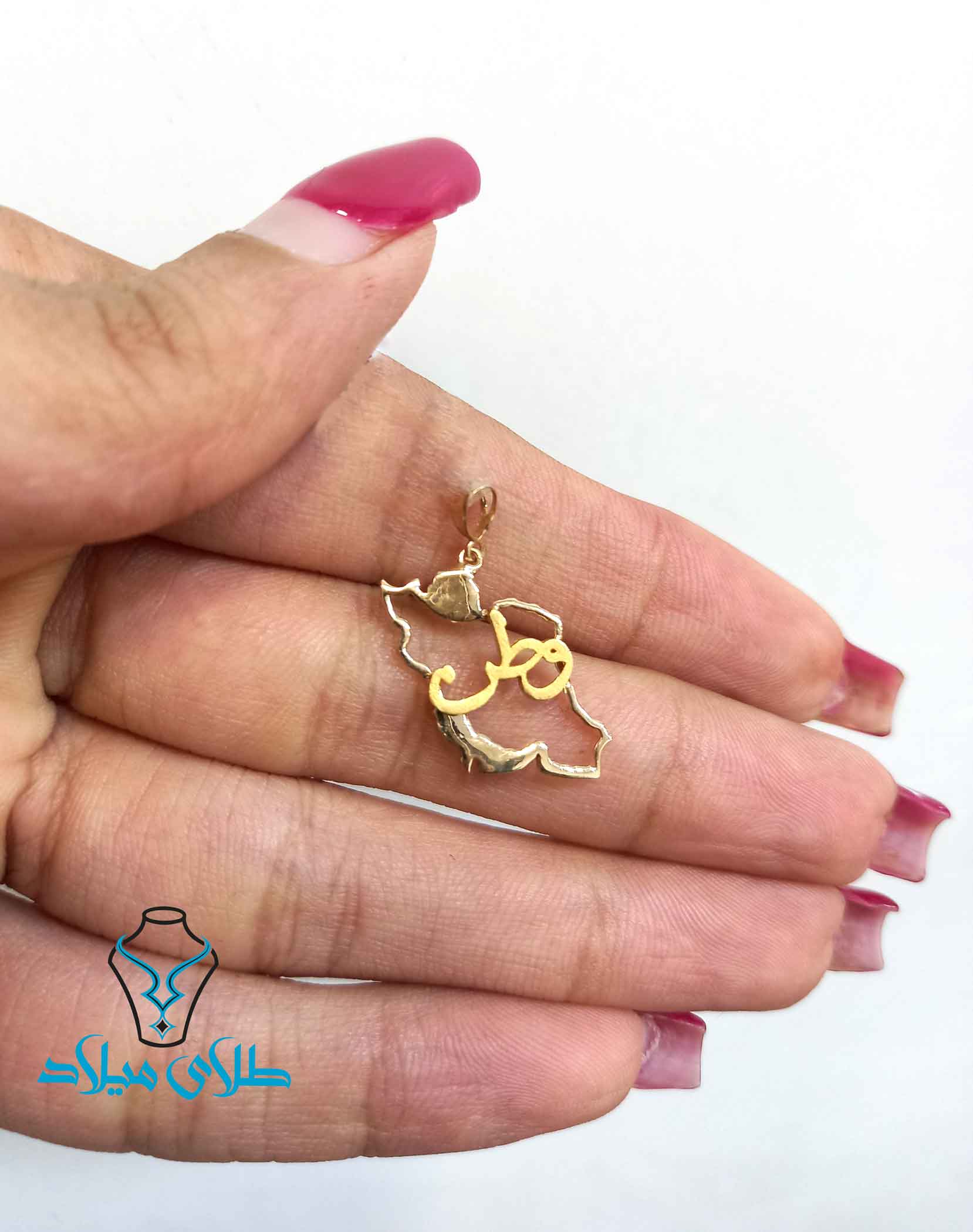 اندازه پلاک طلا ایران کد43