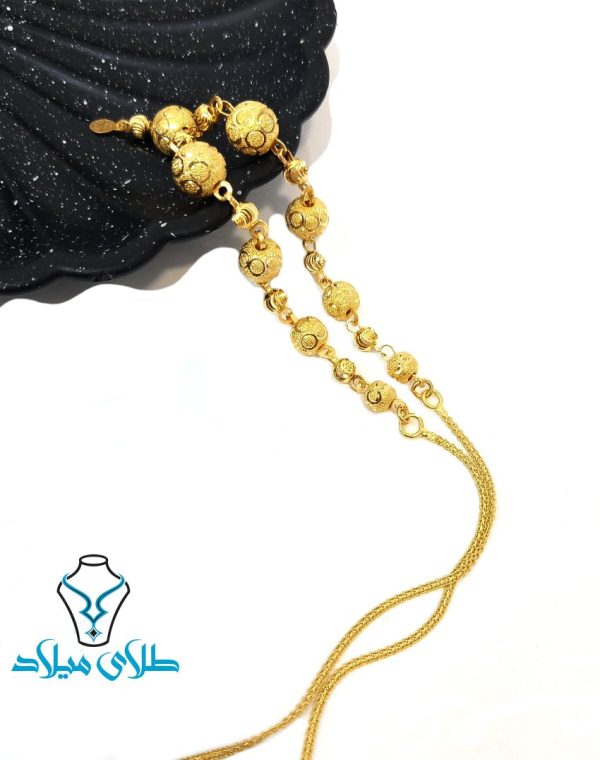 گردنبند طلا کاژین زیبا