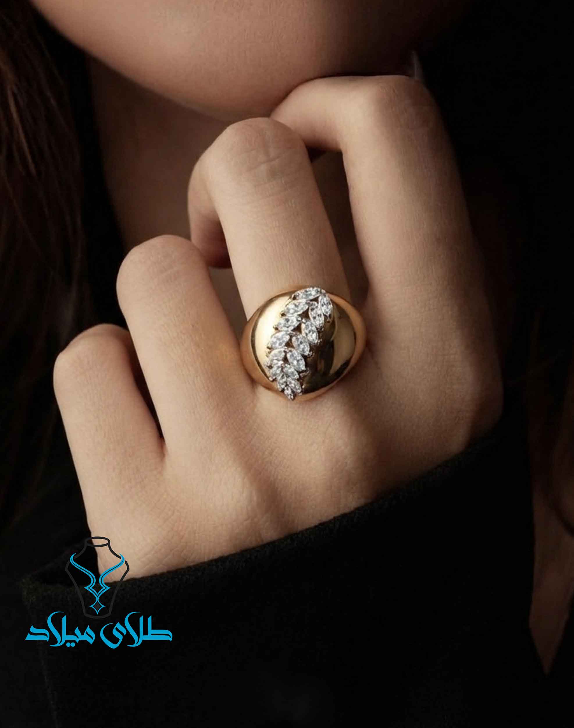 انگشتر طلا خزان - Image 4