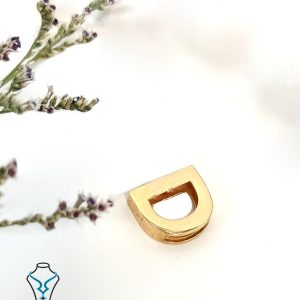 خرید پلاک طلا حرف D