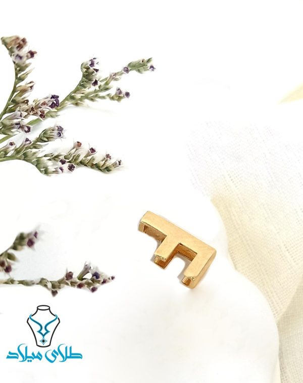 خرید پلاک طلا حرف D از میلاد زر