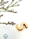 خرید پلاک طلا حرف S