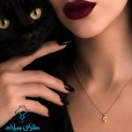 خرید پلاک طلا حرف S