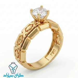 خرید انگشتر طلا لیلیا