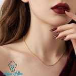 خرید گردنبند طلا لیندا کد3