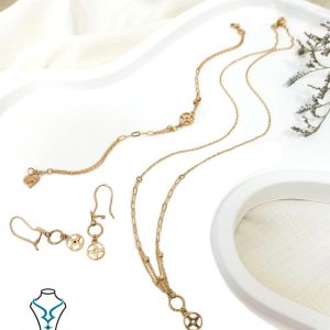 خرید سرویس لویی ویتون طلا کد4