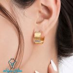 خرید گوشواره حلقه ای طلا مهناز