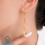 خرید گوشواره آویز طلا مهرا