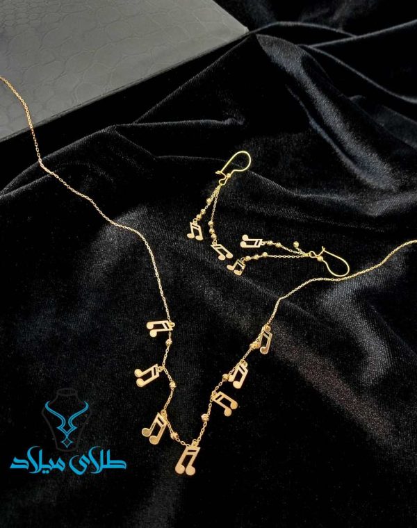 خرید نیم ست طلا ملودی