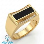 خرید انگشتر طلا مردانه کد12