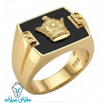 خرید انگشتر طلا مردانه کد17
